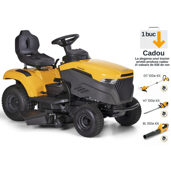 STIGA tractor de tuns iarba cu evacuare laterală TORNADO 398 – cumpără online România