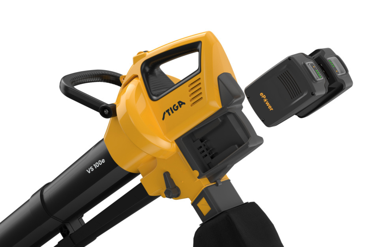 Suflantă/Aspirator de frunze cu baterie STIGA VS 100e Kit (cu baterie si încărcător) – cumpără online România