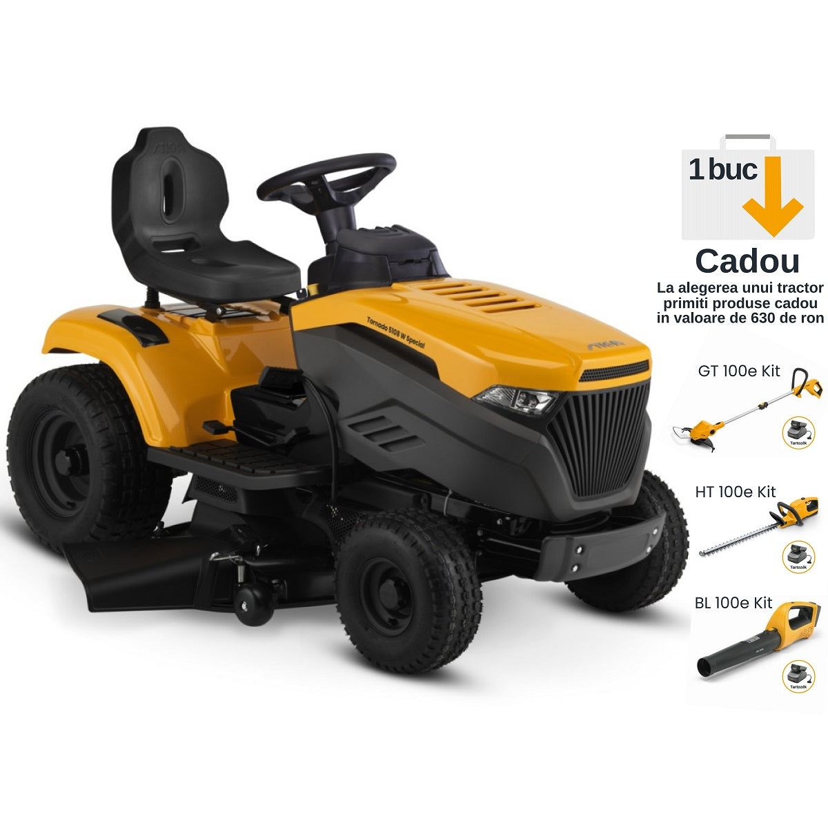 STIGA tractor de tuns iarba cu evacuare laterală TORNADO SPECIAL Honda GCV 530 V2 – cumpără online România