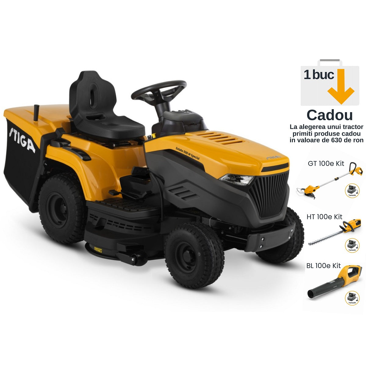 STIGA tractor de tuns iarba cu colector ESTATE SPECIAL Honda GCV 530 V2 – cumpără online România