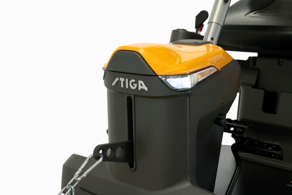 STIGA tractor de tuns gazon cu cosire frontală PARK 500 W (Fără masa de tăiere) – cumpără online România