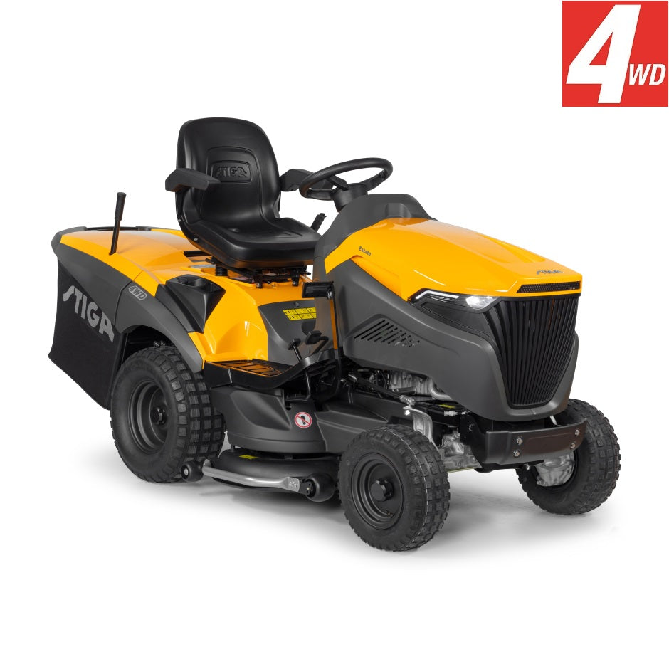 STIGA tractor de tuns iarba cu colector ESTATE 9102 WX 4WD – cumpără online România